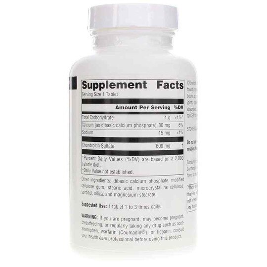 Chondroitin Sulfate 600 Mg, SNN